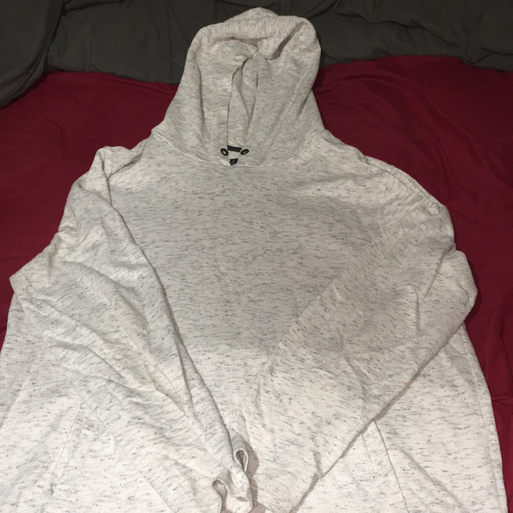 Thick White Hoodie